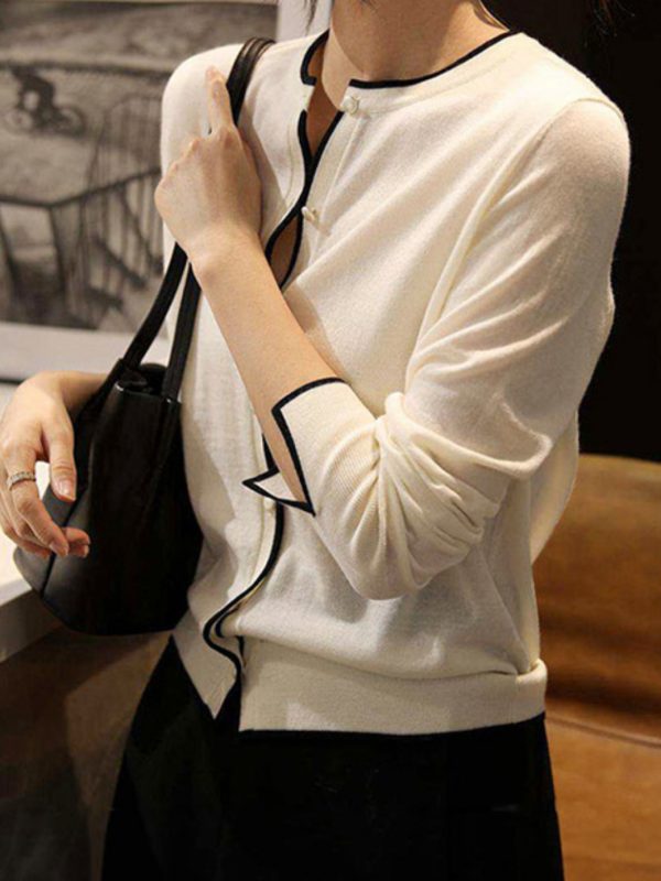 elegant solid color off shoulder sweater for women cozy and stylish for fall and winter
