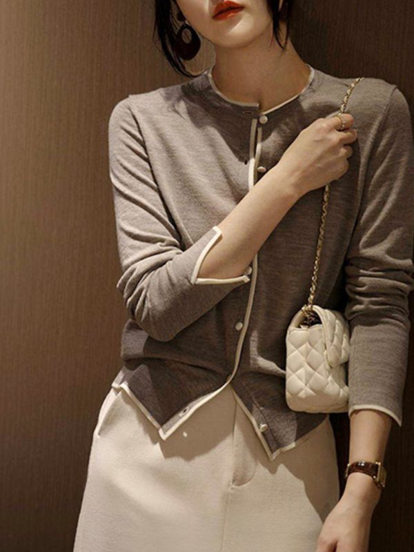 elegant solid color off shoulder sweater for women cozy and stylish for fall and winter