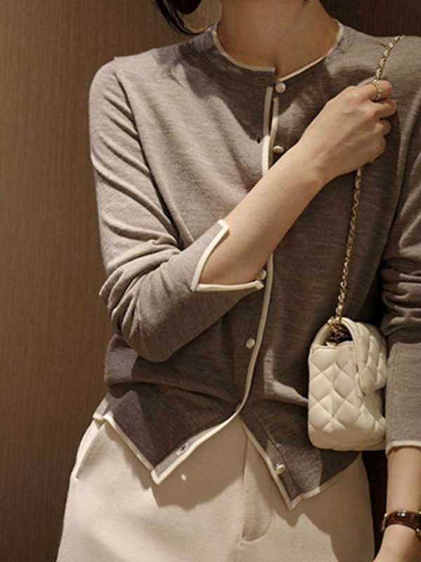 elegant solid color off shoulder sweater for women cozy and stylish for fall and winter